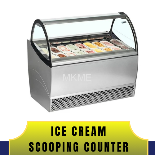 ICE CREAM SCOOPING COUNTER