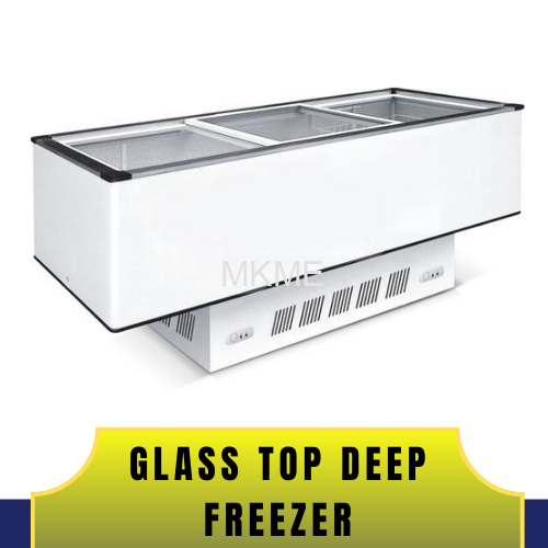 GLASS TOP DEEP FREEZER