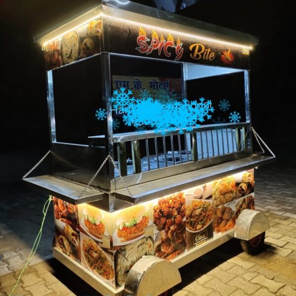 Mild Steel Fast Food Cart